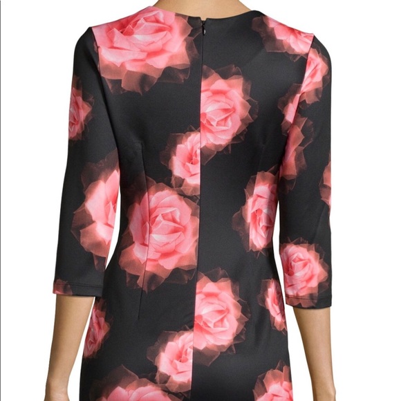 ALEXIA ADMOR ROSE-PRINT MINI DRESS - Picture 3 of 3